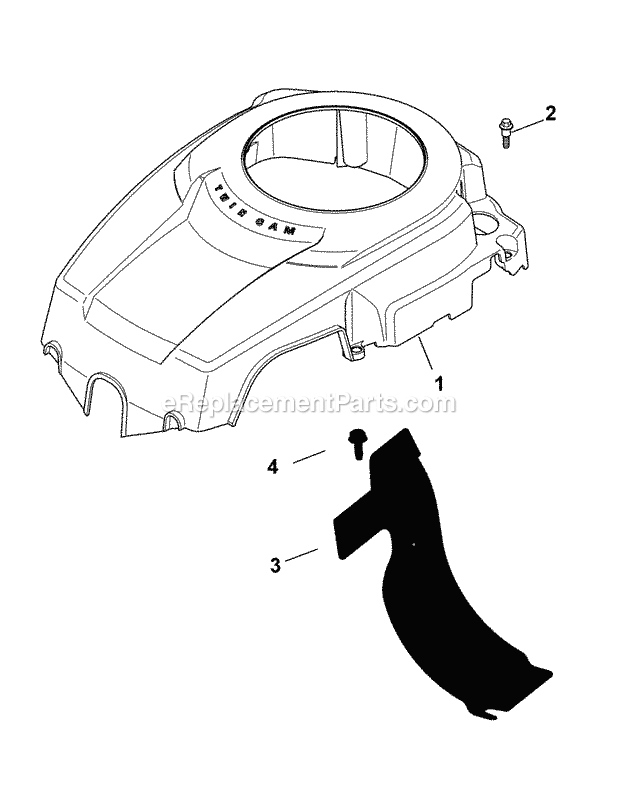 Kohler Sv590-3220 Blower Housing & Baffles Diagram and Parts List for LTX1040 (13AX90AS056, 13WX90AS009, 13WX90AS010, 13WX90) (2014) Cub Cadet Lawn Tractor